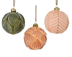 Kerstbal glas d8cm a3