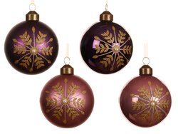 Kerstbal glas d8cm a4