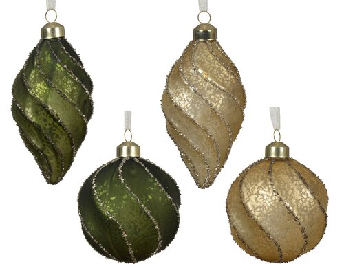 Kerstbal glas d8cm a4