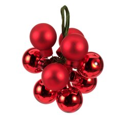 Kerstbal glas drd d2cm a2 10st r/gd - afbeelding 4