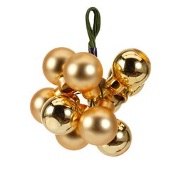 Kerstbal glas drd d2cm a2 10st r/gd - afbeelding 5