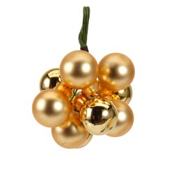 Kerstbal glas drd d2cm a2 10st r/gd - afbeelding 7