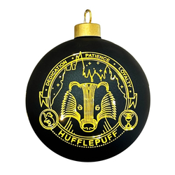 Kerstbal gls m/licht hp huff. 10cm