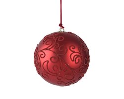 Decoris Kerstbal polystyreen matt beads