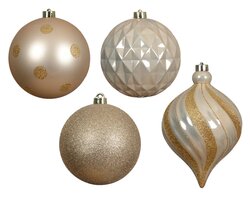 Kerstbal plc d15cm 6st a3 parel - afbeelding 2