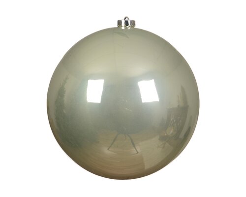 Kerstbal plc d25cm glans parel - afbeelding 1