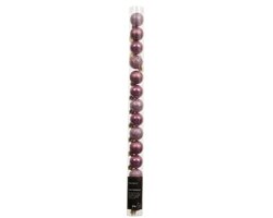 Kerstbal plc d3cm pnk 14st - afbeelding 1