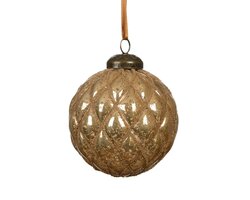 Decoris Kerstballen polystyreen antique finish beads check