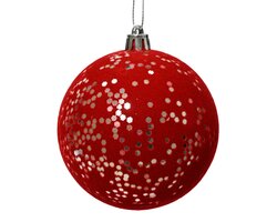 Decoris Kerstbal kunststof