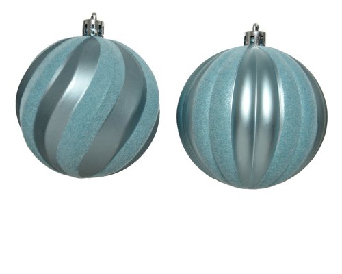 Decoris Kerstbal Blauw Blauw