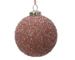 Decoris Kerstballen polystyreen glitter - afbeelding 1