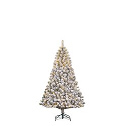 Black Box Trees Charlton kerstboom led groen frosted warm wit 200L TIPS 340 en timer & dimmer - h155