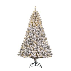 Black Box Trees Charlton kerstboom led groen frosted warm wit 400L TIPS 989 en timer & dimmer - h230