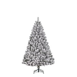Black Box Trees Charlton kerstboom groen frosted TIPS 525 - h185xd115cm - afbeelding 1