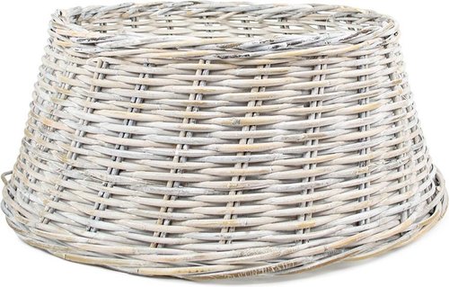 Kerstboomhuls Rotan White Wash 60x26cm - afbeelding 1