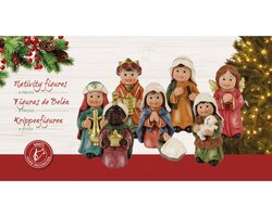 Decoris Kerstgroep polyresin painting - afbeelding 2