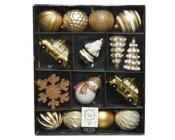 Decoris Mix Ornamenten Goud - afbeelding 1