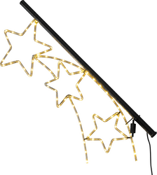 Kerstverl.falling stars 40x110cm ip44