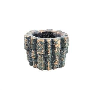 PTMD Kess Black cement pot bars structure round S