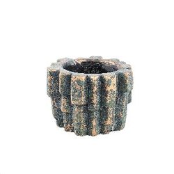 PTMD Kess Black cement pot bars structure round S