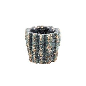 PTMD Kess Black cement pot bars structure round XS