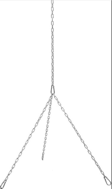 Ketting met carabijnhaak voor set met grillrooster