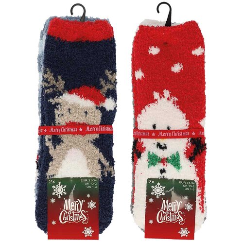 Kinder kerst sokken mt23-38 assorti