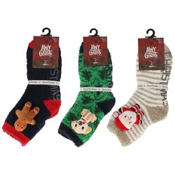 Kinder kerst sokken mt25-35 assorti