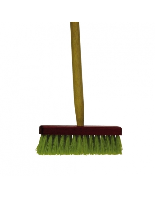 Kinderbezem rood/groen compl.