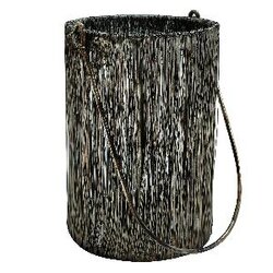 PTMD Kiona Black glass stormlight knitted wire handle