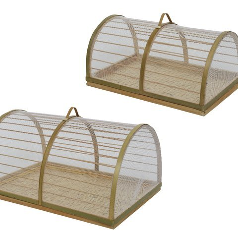 Kitchen good groot /Insectenkap bamboe l36b25h16cm ntrl