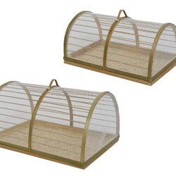 Kitchen good groot /Insectenkap bamboe l36b25h16cm ntrl