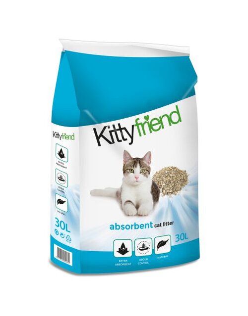 Kittyfriend Kattenbakvulling absorberend 30l