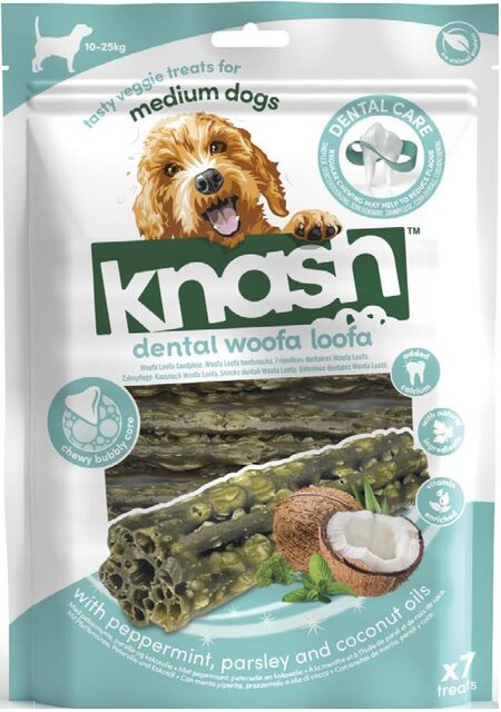 KNASH WOOFA LOOFA DENTAL M MINT/PARS.ZAK A 7ST