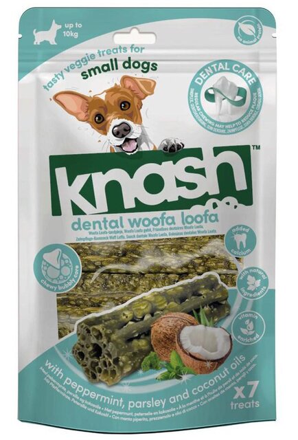 KNASH WOOFA LOOFA DENTAL S MINT/PARS.ZAK A 7ST