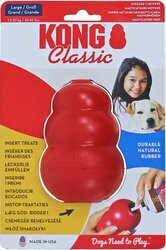 KONG HOND CLASSIC RUBBER ROOD LARGE - afbeelding 13