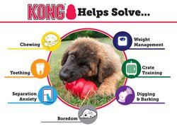 KONG HOND CLASSIC RUBBER ROOD SMALL - afbeelding 8