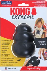 KONG HOND EXTREME RUBBER ZWART LARGE - afbeelding 9