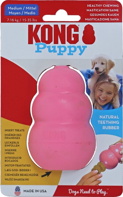 KONG HOND PUPPY MEDIUM  ROZE - afbeelding 1