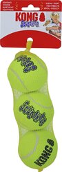 KONG HOND TENNISBAL MET PIEP MEDIUM NET A 3 STUKS - afbeelding 3
