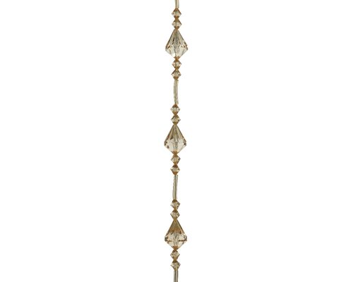 Kralenslinger amber acryl diamant