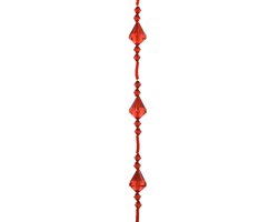 Kralenslinger diamant rood