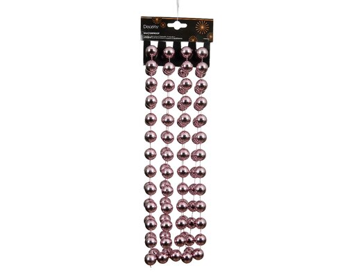 Kralenslinger plc d2l270cm roze - afbeelding 1