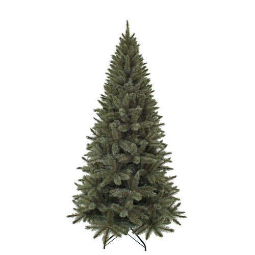Triumph Tree Forest frosted pine kerstboom slim newgrowth blue TIPS 1030 - h230xd130cm - afbeelding 1