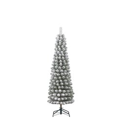 Black Box Trees Charlton Pilar kerstboom groen frosted TIPS 280 - h185xd53cm - afbeelding 1