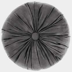 Kussen Basics 40cm Ø dark grey