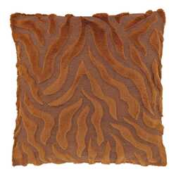 Kussen Fenna 45x45cm leather brown