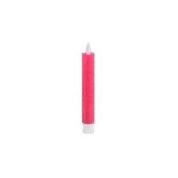 PTMD LED Diner Candle bright pink moveflame 2PCS short