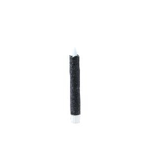 PTMD LED Diner Candle rustic black moveflame 2PCS short