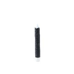 PTMD LED Diner Candle rustic black moveflame 2PCS short